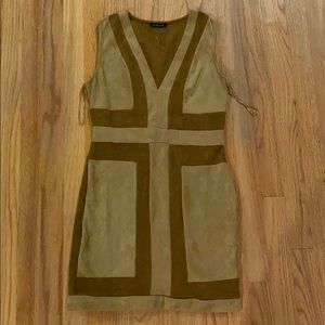 Mini Suede Dress